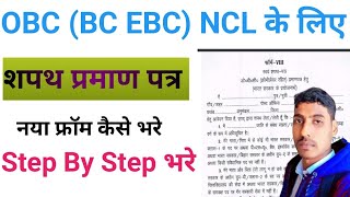 शपथ पत्र फॉर्म नंबरVIII कैसे भरे  केंद्र सरकार ncl सपथ पत्र shapath patra kaise bharesapathpatra [upl. by Undry917]