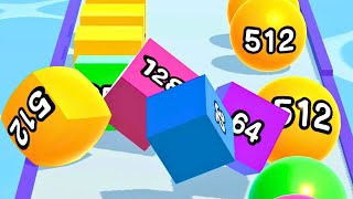 Ball Run 2048 Merge Number  MAX LEVELS Gameplay Walkthrough New Update Part 847 android ios [upl. by Ahsinet]