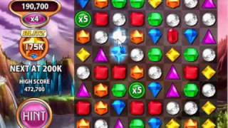 Facebook New Bejeweled Blitz 647100 Points [upl. by Nachison518]