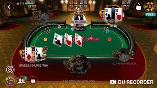 Zynga poker 200 Trillion wallet huge tables [upl. by Araik]