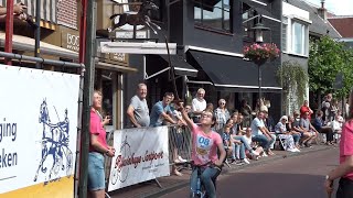 Dorpsfeest Santpoort enkel ringsteken op de fiets voor kinderen [upl. by Rimhsak386]