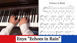 Echoes In Rain  Enya piano solo [upl. by Irved209]