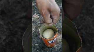 Bushcraft Survival Skills FANTA  Eggs bushcraft camping survival lifehacks outdoors shorts [upl. by Hortense]