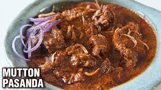 Mutton Pasanda  How To Make Mutton Pasande  Mutton Gravy Recipe  Smita [upl. by Ennaer]