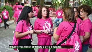 Il fiume rosa della solidarietà e della speranza [upl. by Einnim]