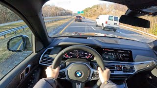 2023 BMW X5 M50i  POV Test Drive  060 [upl. by Bysshe]