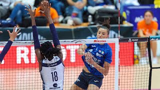 ALL quotMEGA RALLYquot of the match Conegliano  Milano in Courmayeur Cup  Lega Volley Femminile 202425 [upl. by Derrek]