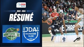 Nanterre vs Dijon  Resume 20232024  LNB Officiel [upl. by Atikehs]