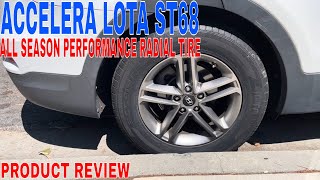 ✅ Accelera Iota ST68 AllSeason Performance Radial Tire22560R17 2256017 2256017 🔴 [upl. by Euphemie]