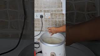 Cook rice with rice cooker youtubechamps shorts [upl. by Sephira]