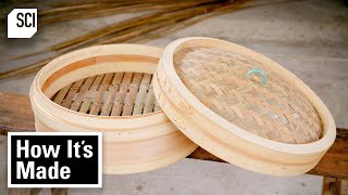 How Bamboo Steamers Are Made  How Its Made  Science Channel [upl. by Sidky]