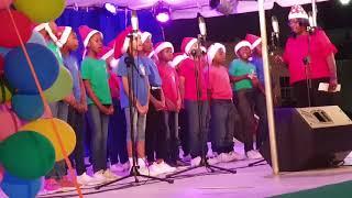 Keon Cave and PCPS Choir Christmas 2018 Blanca Navidad [upl. by Porush]