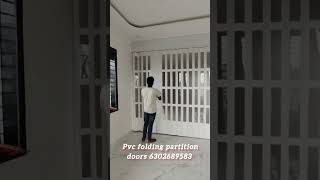 PVC collapsible doors  PVC Folding partitions  Hyderabad chennai and Bangalore  shorts [upl. by Larrisa]