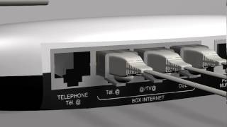 Raccordement dune Box ADSL à la Prise Box Universelle [upl. by Ammon]