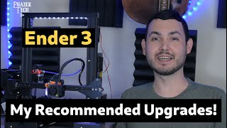 My Recommended Upgrades For Ender 3  Transform A Budget 3D Printer Into A Truly Great One [upl. by Nanerb]