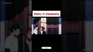 Midoriya x Uraraka KISS Scene My Hero academia [upl. by Roshelle690]