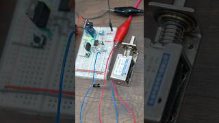 How to Control a Solenoid with a 555 Timer and Infrared Sensor experiment inductance circuits [upl. by Cami]