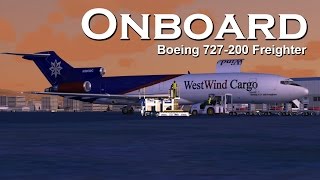 Onboard Boeing 727200F Los Angeles to Reno Full Flight [upl. by Nirra]