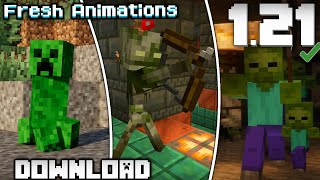 Fresh Animations 12112131211 Texture Pack Minecraft PE amp Java [upl. by Siroled]