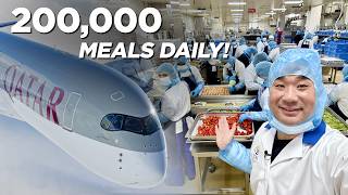 Inside Qatar Airways  How do they make 200000 Airplane Meals a day [upl. by Moulton]