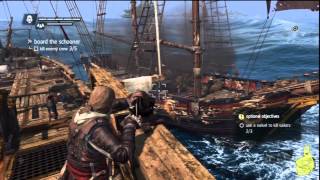 Assassins Creed IV Black Flag Sequence 3 Memory 3 Prizes and Plunder 100 Sync  HTG [upl. by Wendelin]