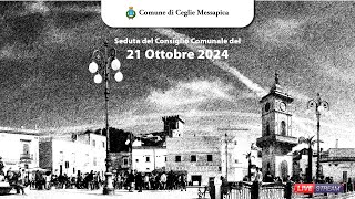 Consiglio Comunale monotematico del 21 ottobre 2024 [upl. by Hsilgne932]