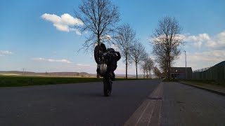 Wheelie Tutorial Kreidler SM 125 DD [upl. by Nomzed]