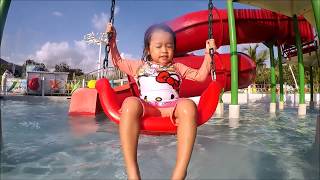 Water Park Slides and Playground Palawan Waterpark Family Fun  Donna The Explorer [upl. by Teddi50]