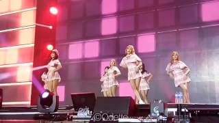 170302 FANCAM AOA  EXCUSE ME live OneK Global Peace Concert Manila 2017 [upl. by Harriot]