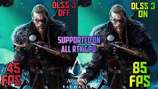 How to install DLSS 3 Frame Gen in AC Valhalla RTX GPU ONLY [upl. by Acinhoj682]