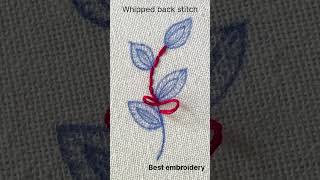 Whipped back stitch [upl. by Virginia492]