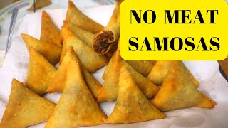 How to Make No Meat Samosas with Ndengu Special From Scratch Western Ndengu Samosas Green Grams [upl. by Stahl]