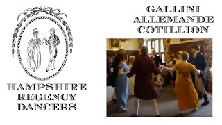 Regency Dance  Gallini Allemande Cotillion [upl. by Behlke]