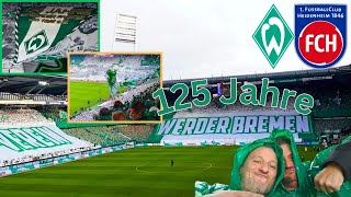 125 Jahre Werder Bremen💚🤍 Choreo🔥💥 Bremen vs Heidenheim [upl. by Akenal]