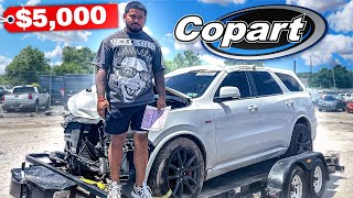 HOW TO BUY CARS ON COPART  PICKING UP MY NEW SRT DURANGO [upl. by Flossy]