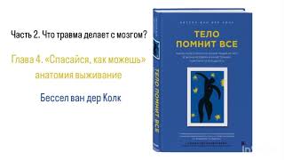 ТЕЛО ПОМНИТ ВСЕ Часть 2 Что травма делает с мозгом Глава 4 «Спасайся как можешь» аудиокнига [upl. by Moise642]