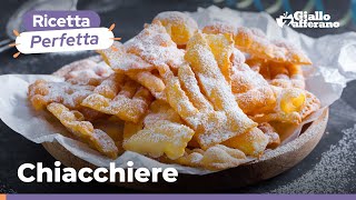 CHIACCHIERE – Il dolce più amato di Carnevale 🎭🥳🎊 [upl. by Edroi364]