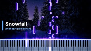 Snowfall  øneheart x reidenshi  Piano Tutorial [upl. by Ball]