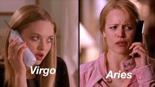 mean girls as zodiac signs ♡︎ [upl. by Kaylil778]