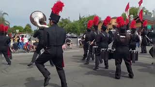 Orosi High School El Monte School band Dinuba Cinco DeMayo Parade May 4 2024 [upl. by Mahon]