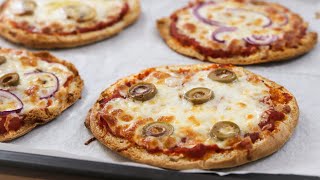 Pita Pizza Recipe  10 Minute Pizza Hack [upl. by Airottiv133]