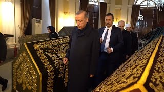 President Erdogan visits the mausoleum of Sultan Abdulhamid II in Istanbul 2 [upl. by Swanson136]