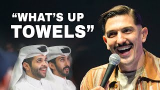 Performing Illegal Jokes in the Middle East  Andrew Schulz  Schulz Adventure [upl. by Eiuqnimod769]