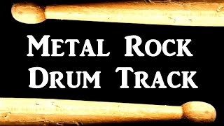 Metal Hard Rock Drum Beat 160 BPM Drum Track For Guitar Drum Loop 111 [upl. by Lamori849]