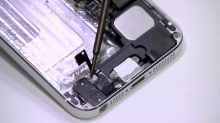 iPhone 5 Charging Port and Headphone Jack Replacement  Teardown [upl. by Adnoel]