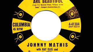 1959 Johnny Mathis  You Are Beautiful [upl. by Ellevehs]