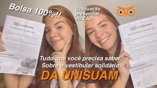 VESTIBULAR SOLIDÁRIO UNISUAM COMO FUNCIONA [upl. by Ness614]