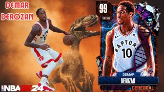 Dark Matter DeMar Derozan  Gameplay amp Review  NBA 2K24 MyTeam [upl. by Ytirahs]