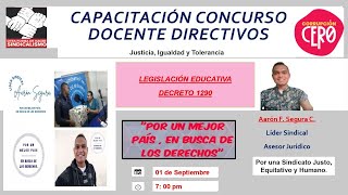 CAPACITACION LEGISLACION EDUCATICA  DECRETO 1290 [upl. by Uaeb]