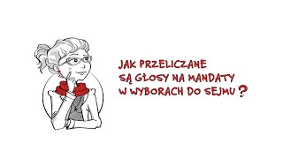 Jak przeliczane są głosy na mandaty w wyborach do Sejmu [upl. by Grinnell]